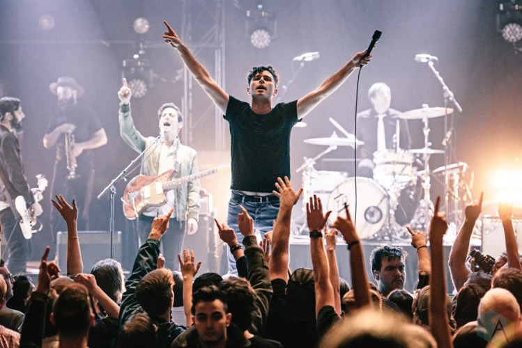 Arkells perform at Massey Hall in Toronto on November 4, 2016. (Photo: Francesca Ludikar/Aesthetic Magazine)