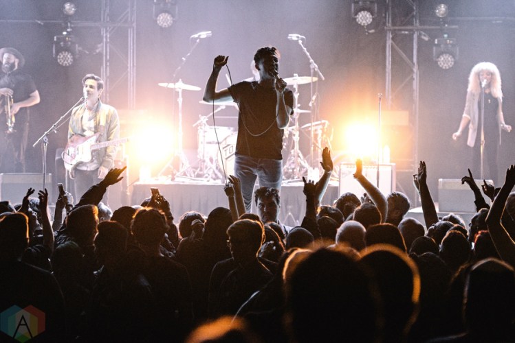 Arkells perform at Massey Hall in Toronto on November 4, 2016. (Photo: Francesca Ludikar/Aesthetic Magazine)