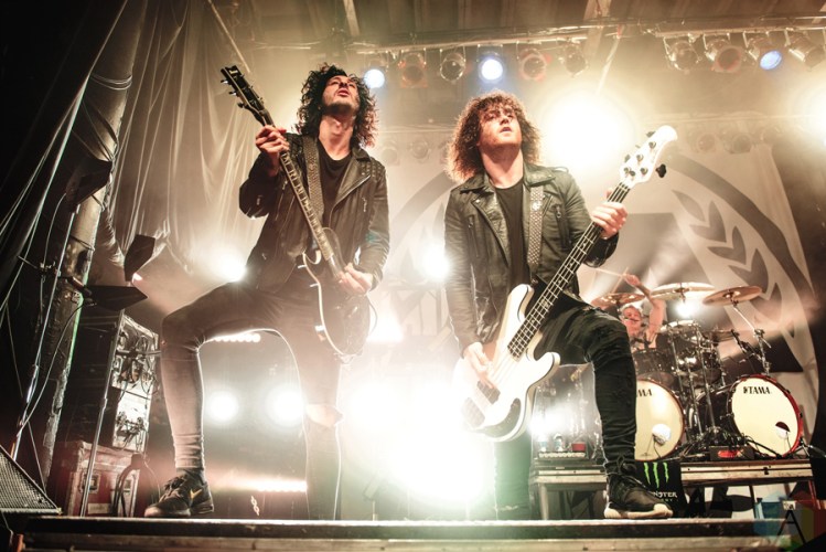 Asking Alexandria performs at the Phoenix Concert Theatre in Toronto on November 7, 2016. (Photo: Francesca Ludikar/Aesthetic Magazine)