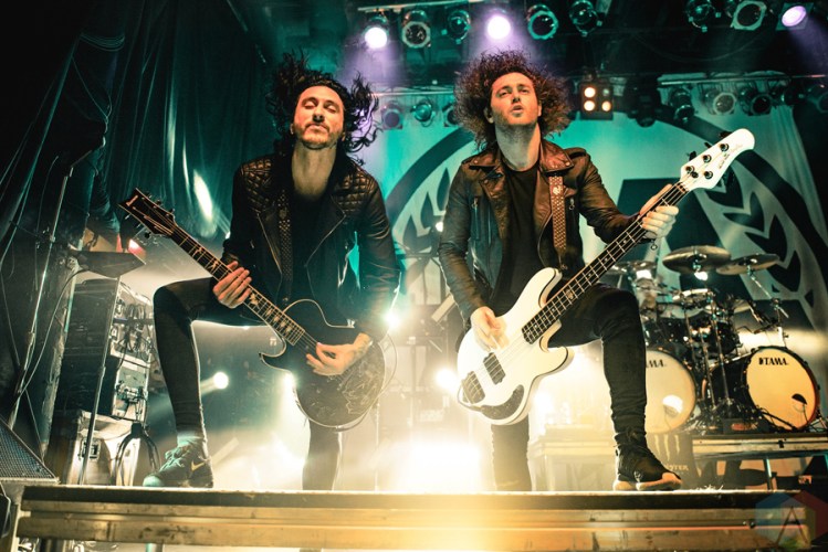 Asking Alexandria performs at the Phoenix Concert Theatre in Toronto on November 7, 2016