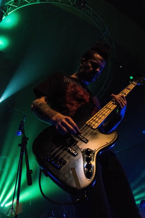 Beartooth performs at the Mr. Smalls Funhouse in Pittsburgh on November 5, 2016. (Photo: Aaron Eck/Aesthetic Magazine)