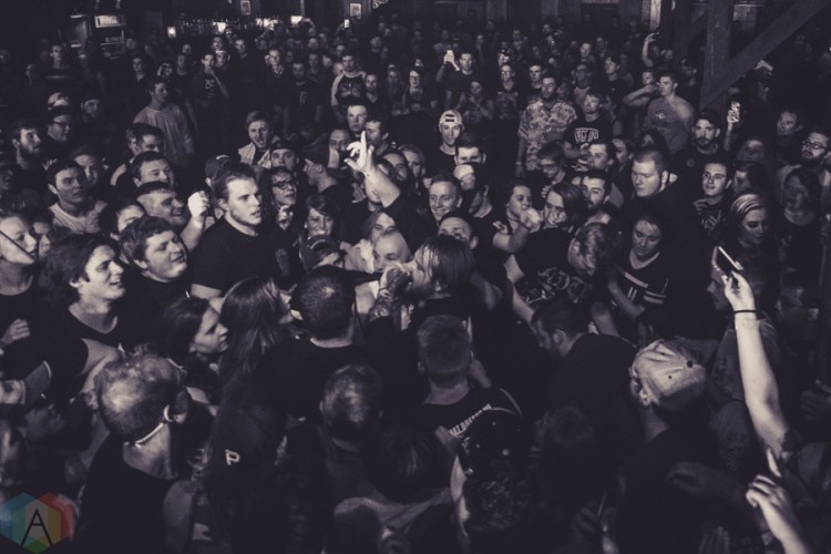 Beartooth performs at the Mr. Smalls Funhouse in Pittsburgh on November 5, 2016. (Photo: Aaron Eck/Aesthetic Magazine)