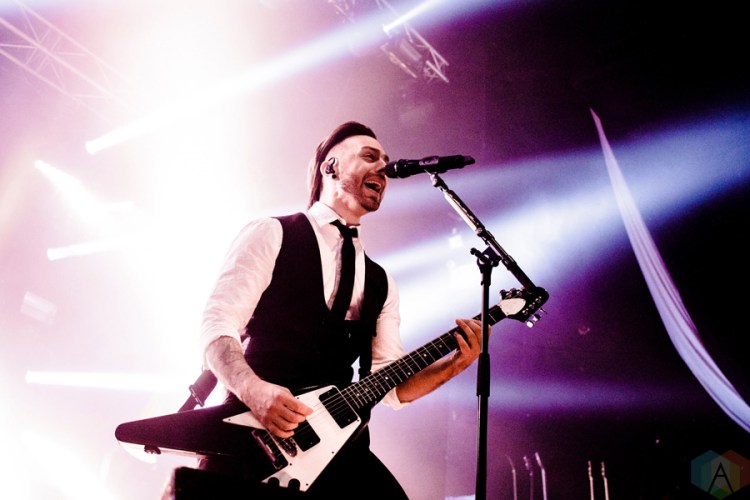 Bullet For My Valentine performs at the O2 Academy Newcastle in Newcastle, UK on November 27, 2016. (Photo: Kelly Hamilton/Aesthetic Magazine)