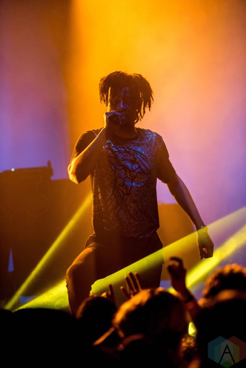 Danny Brown performs at the Town Ballroom in Buffalo, New York on November 3, 2016. (Photo: Josh Ladouceur/Aesthetic Magazine)