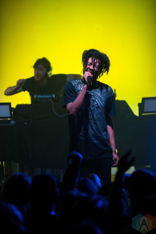 Danny Brown performs at the Town Ballroom in Buffalo, New York on November 3, 2016. (Photo: Josh Ladouceur/Aesthetic Magazine)