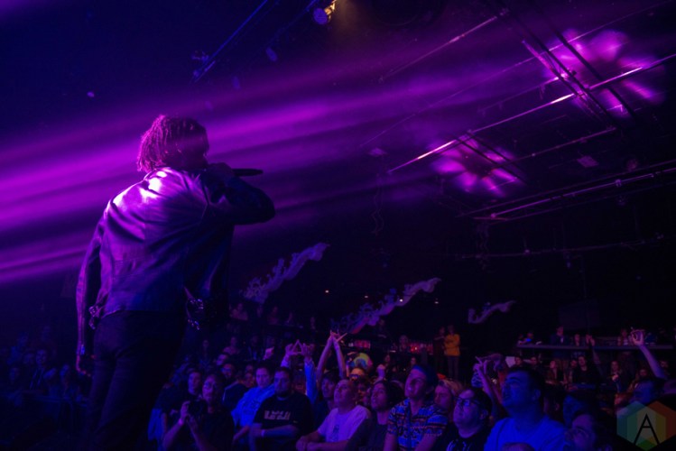 Danny Brown performs at the Town Ballroom in Buffalo, New York on November 3, 2016. (Photo: Josh Ladouceur/Aesthetic Magazine)