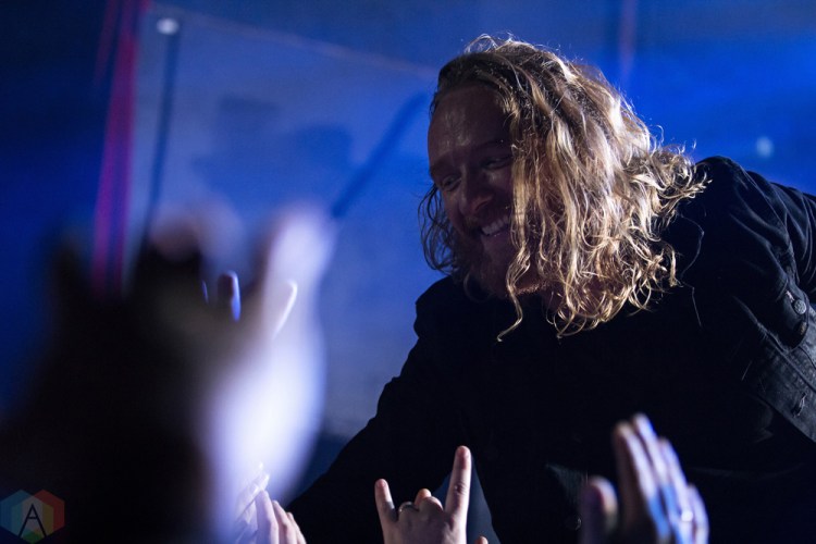 Dark Tranquillity performs at the Mod Club in Toronto on November 12, 2016. (Photo: Theo Rallis/Aesthetic Magazine)