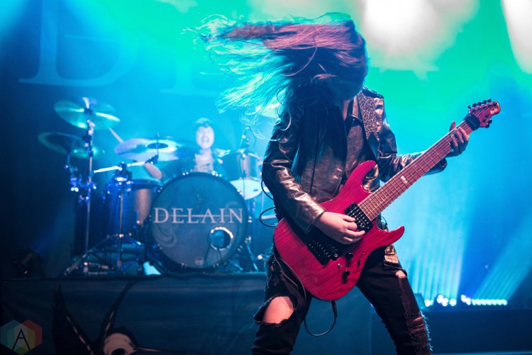 Delain performs at the O2 Ritz Manchester in Manchester, UK on November 12, 2016. (Photo: Gunnar Mallon/Aesthetic Magazine)