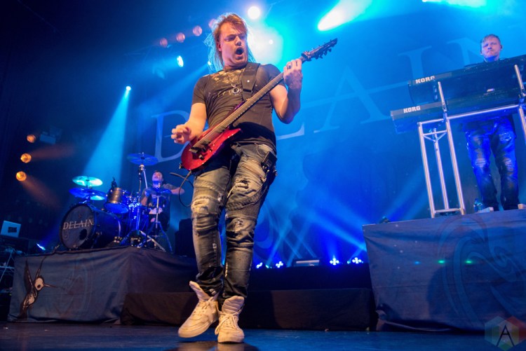 Delain performs at the O2 Ritz Manchester in Manchester, UK on November 12, 2016. (Photo: Gunnar Mallon/Aesthetic Magazine)