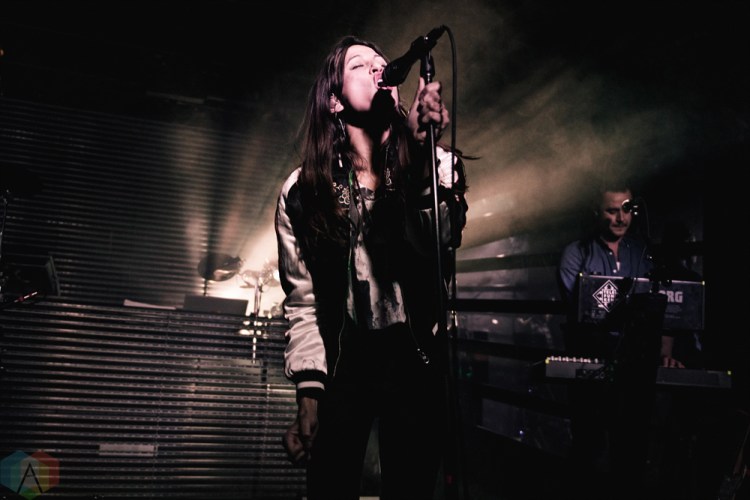 Dragonette performs at the Hoxton in Toronto on November 10, 2016. (Photo: Francesca Ludikar/Aesthetic Magazine)