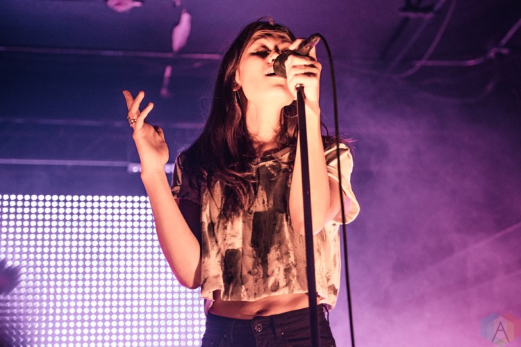 Dragonette performs at the Hoxton in Toronto on November 10, 2016. (Photo: Francesca Ludikar/Aesthetic Magazine)