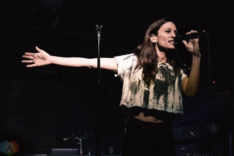 Dragonette performs at the Hoxton in Toronto on November 10, 2016. (Photo: Francesca Ludikar/Aesthetic Magazine)