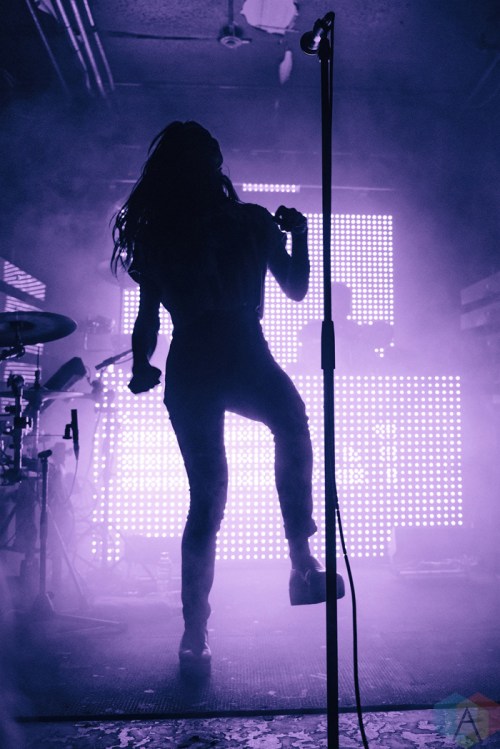 Dragonette performs at the Hoxton in Toronto on November 10, 2016. (Photo: Francesca Ludikar/Aesthetic Magazine)