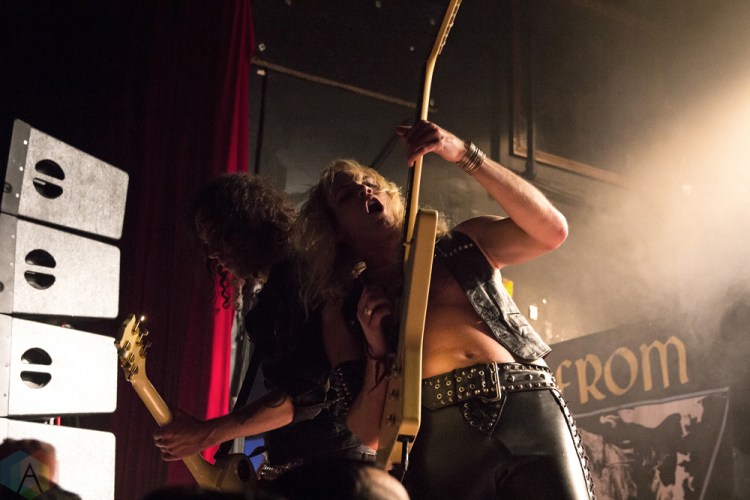 Enforcer performs at the Mod Club in Toronto on November 12, 2016. (Photo: Theo Rallis/Aesthetic Magazine)