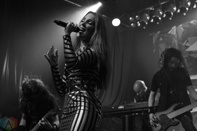 Epica performs at the Phoenix Concert Theatre in Toronto on November 6, 2016. (Photo: Theo Rallis/Aesthetic Magazine)