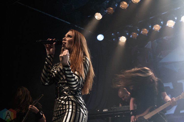 Epica performs at the Phoenix Concert Theatre in Toronto on November 6, 2016. (Photo: Theo Rallis/Aesthetic Magazine)