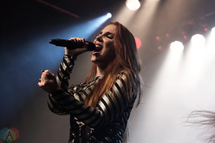 Epica performs at the Phoenix Concert Theatre in Toronto on November 6, 2016. (Photo: Theo Rallis/Aesthetic Magazine)