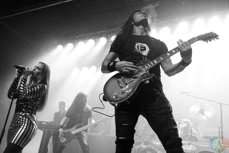 Epica performs at the Phoenix Concert Theatre in Toronto on November 6, 2016. (Photo: Theo Rallis/Aesthetic Magazine)