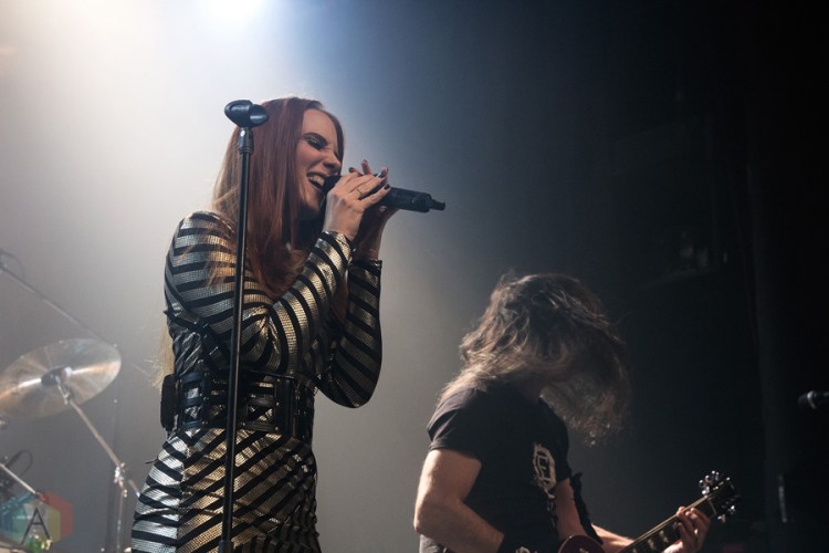 Epica performs at the Phoenix Concert Theatre in Toronto on November 6, 2016. (Photo: Theo Rallis/Aesthetic Magazine)