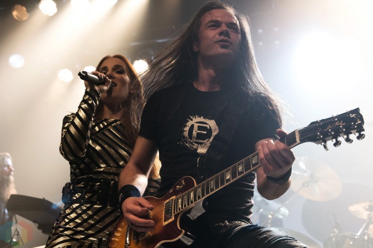 Epica performs at the Phoenix Concert Theatre in Toronto on November 6, 2016. (Photo: Theo Rallis/Aesthetic Magazine)