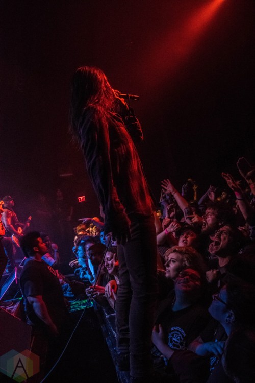Every Time I Die performs at the Mr. Smalls Funhouse in Pittsburgh on November 5, 2016. (Photo: Aaron Eck/Aesthetic Magazine)
