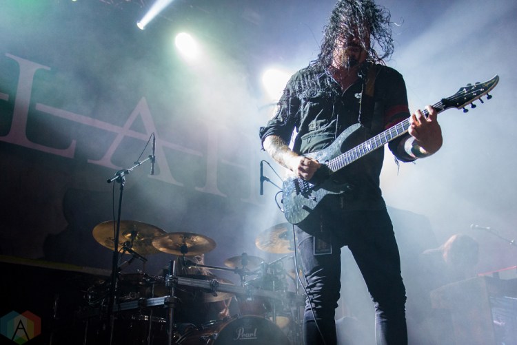 Evergrey performs at the O2 Ritz Manchester in Manchester, UK on November 12, 2016. (Photo: Gunnar Mallon/Aesthetic Magazine)