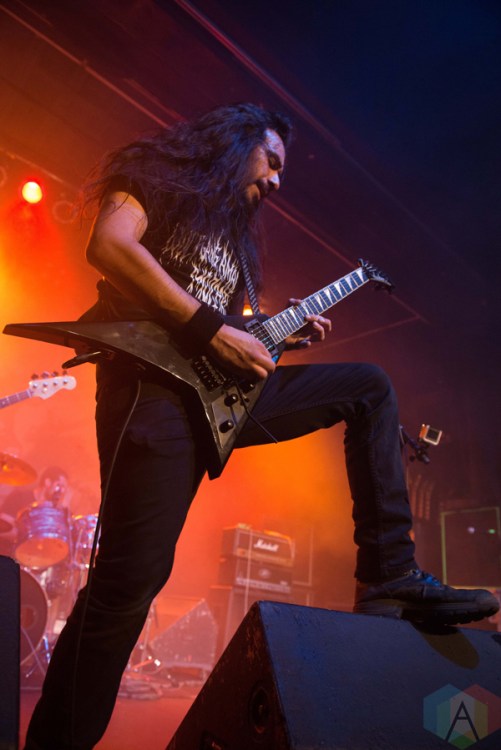 Exmortus performs at the Phoenix Concert Theatre in Toronto on November 25, 2016. (Photo: Josh Ladouceur/Aesthetic Magazine)