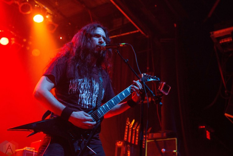 Exmortus performs at the Phoenix Concert Theatre in Toronto on November 25, 2016. (Photo: Josh Ladouceur/Aesthetic Magazine)