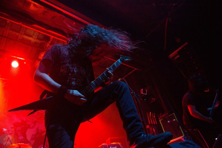 Exmortus performs at the Phoenix Concert Theatre in Toronto on November 25, 2016. (Photo: Josh Ladouceur/Aesthetic Magazine)