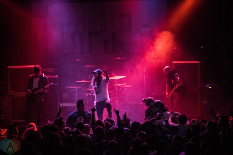 Fit For A King performs at the Mr. Smalls Funhouse in Pittsburgh on November 5, 2016. (Photo: Aaron Eck/Aesthetic Magazine)