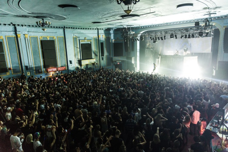 Flosstradamus performs at the Danforth Music Hall in Toronto on November 25, 2016. (Photo: Kelsey Giesbrecht/Aesthetic Magazine)