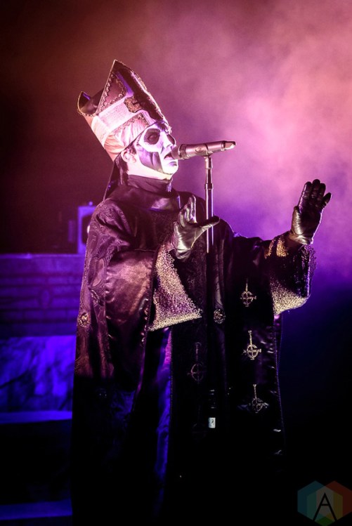 Ghost performs at the Queen Elizabeth Theatre in Toronto on November 9, 2016. (Photo: Angelo Marchini/Aesthetic Magazine)