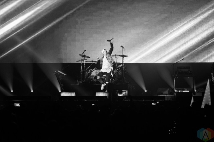 Hedley performs at iHeartRadio Jingle Ball North at the Air Canada Centre in Toronto on November 25, 2016. (Photo: Brandon Newfield/Aesthetic Magazine)