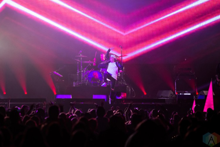 Hedley performs at iHeartRadio Jingle Ball North at the Air Canada Centre in Toronto on November 25, 2016. (Photo: Brandon Newfield/Aesthetic Magazine)