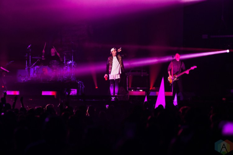 Hedley performs at iHeartRadio Jingle Ball North at the Air Canada Centre in Toronto on November 25, 2016. (Photo: Brandon Newfield/Aesthetic Magazine)