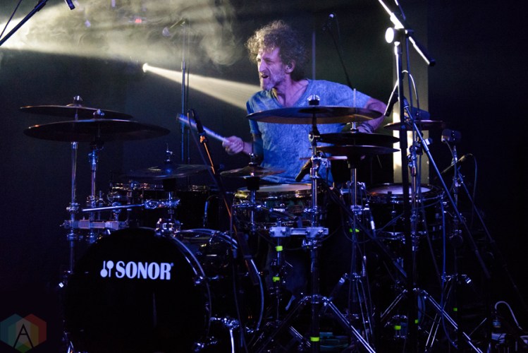 Jojo Mayer / Nerve perform at the O2 Academy Sheffield in Sheffield, UK on November 4, 2016. (Photo: Gunnar Mallon/Aesthetic Magazine)