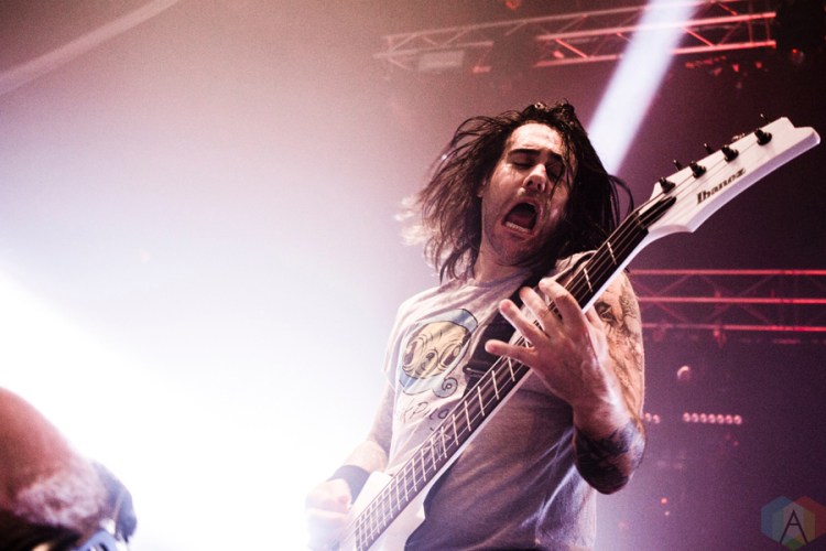 Killswitch Engage performs at the O2 Academy Newcastle in Newcastle, UK on November 27, 2016. (Photo: Kelly Hamilton/Aesthetic Magazine)