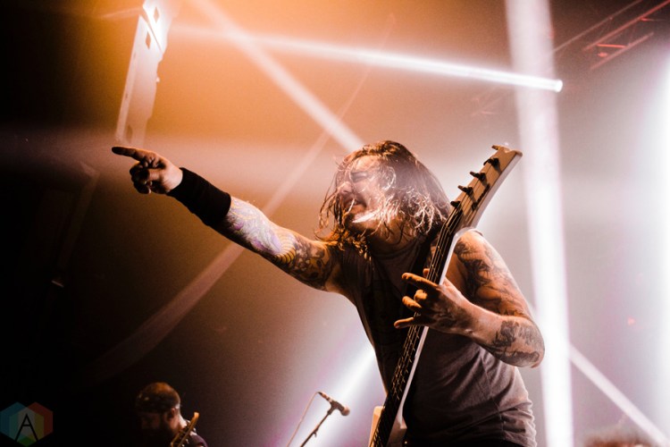 Killswitch Engage performs at the O2 Academy Newcastle in Newcastle, UK on November 27, 2016. (Photo: Kelly Hamilton/Aesthetic Magazine)