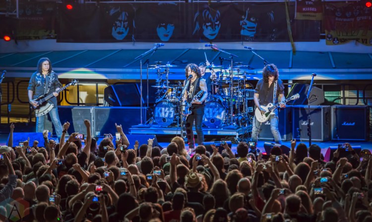 KISS performs aboard the The Norwegian Pearl during the 2016 Kiss Kruise. (Photo: Andrew Hartl/Aesthetic Magazine)