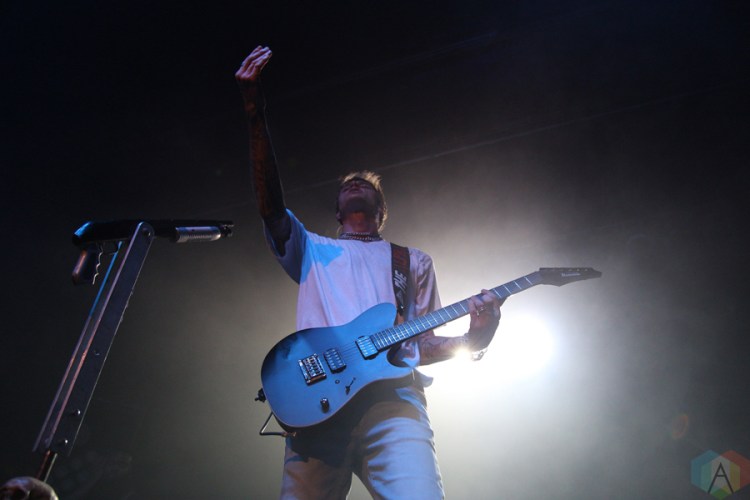 Machine Gun Kelly performs at the Phoenix Concert Theatre in Toronto on November 24, 2016. (Photo: Stephan Ordonez/Aesthetic Magazine)