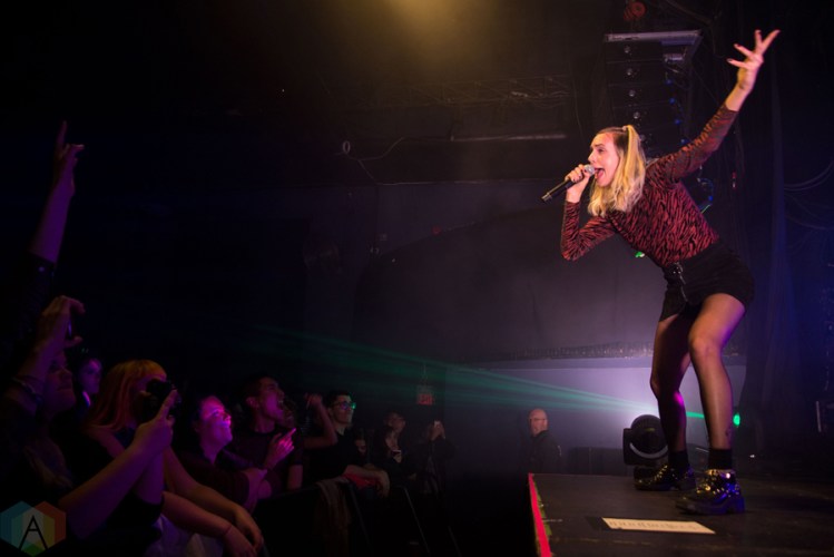 MØ performs at the Phoenix Concert Theatre in Toronto on November 29, 2016. (Photo: Morgan Hotston/Aesthetic Magazine)