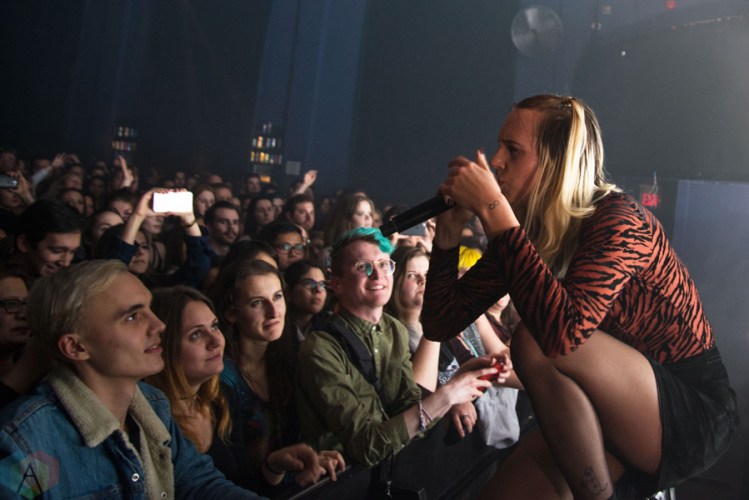 MØ performs at the Phoenix Concert Theatre in Toronto on November 29, 2016. (Photo: Morgan Hotston/Aesthetic Magazine)