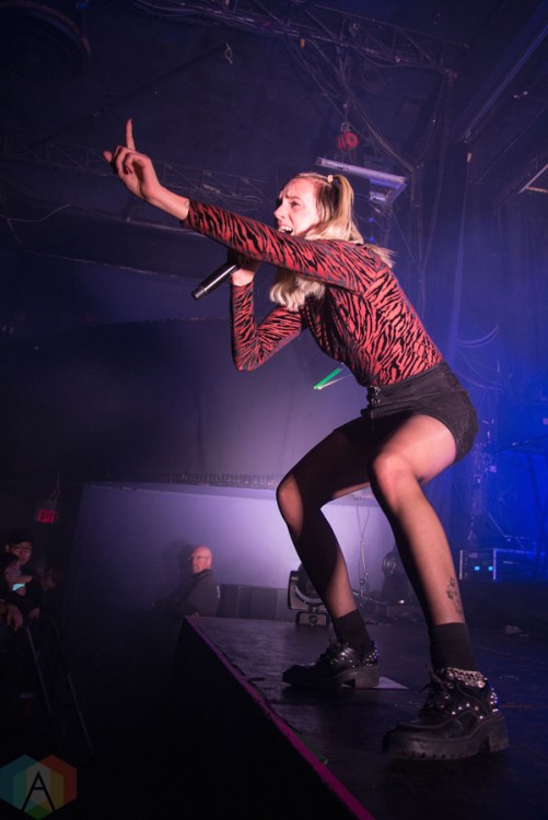 MØ performs at the Phoenix Concert Theatre in Toronto on November 29, 2016. (Photo: Morgan Hotston/Aesthetic Magazine)