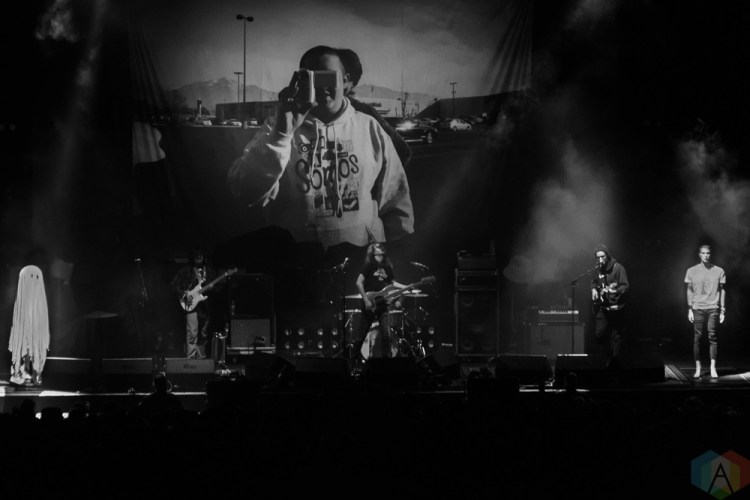 Modern Baseball performs at the Bryce Jordan Center in University Park, PA on November 12, 2016. (Photo: Aaron Eck/Aesthetic Magazine)