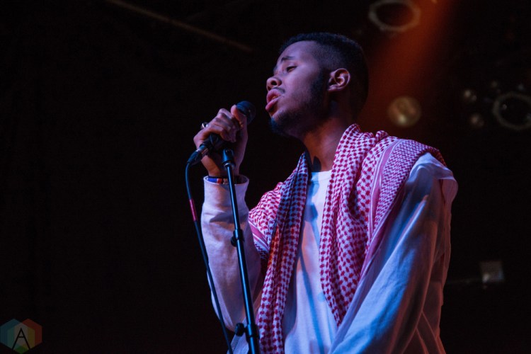 Mustafa performs at the Phoenix Concert Theatre in Toronto on November 14, 2016. (Photo: Morgan Hotston/Aesthetic Magazine)