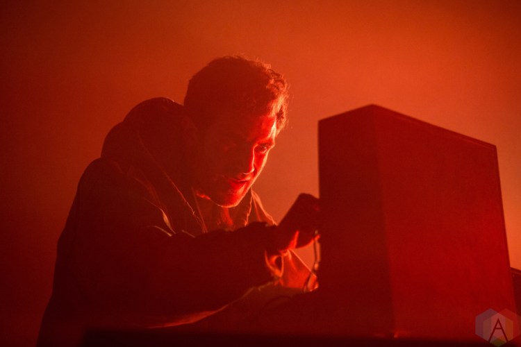 Nicolas Jaar performs at Thalia Hall in Chicago, Illinois on November 9, 2016. (Photo: Brigid Gallagher/Aesthetic Magazine)