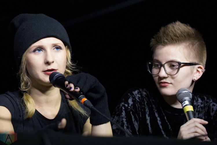 Pussy Riot appears at the Velvet Underground in Toronto on November 12, 2016. (Photo: Brendan Albert/Aesthetic Magazine)