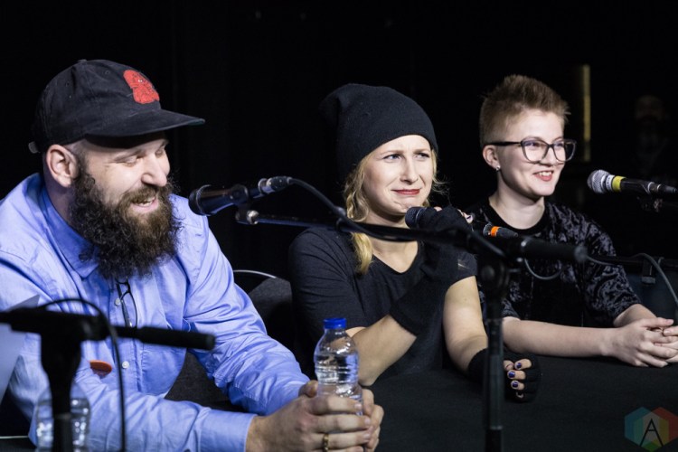 Pussy Riot appears at the Velvet Underground in Toronto on November 12, 2016. (Photo: Brendan Albert/Aesthetic Magazine)