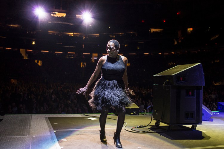 Sharon Jones and the Dap-Kings perform at Madison Square Garden in New York City on February 19, 2016. (Photo: Jacob Blickenstaff)