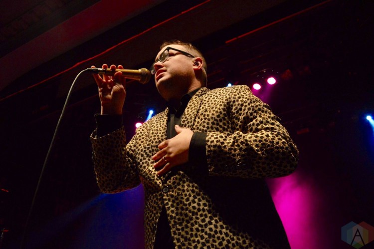 Paul Janeway of St. Paul and the Broken Bones perfoms at The Danforth Music Hall in Toronto on November 3, 2016. (Photo: Justin Roth/Aesthetic Magazine)